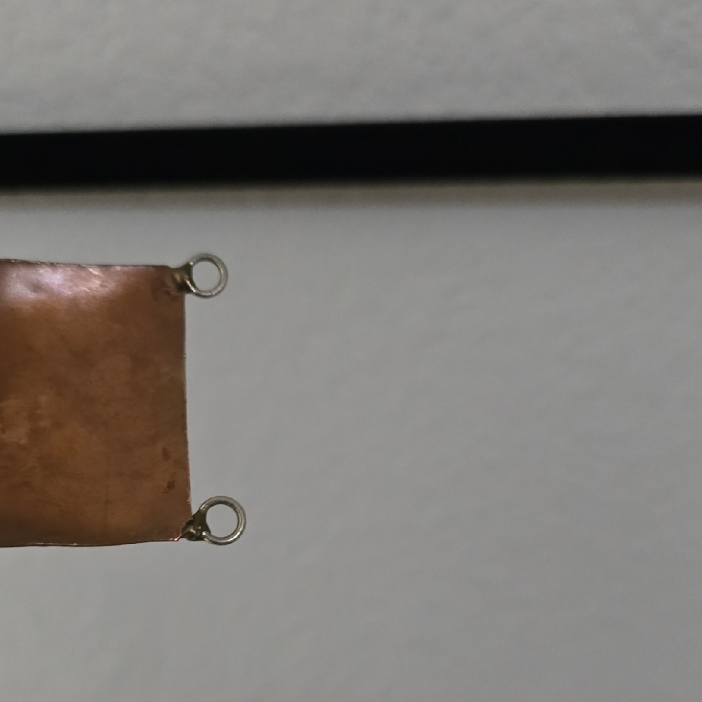 Vintage Copper and Gold Square Link Belt - Picture 4 of 4